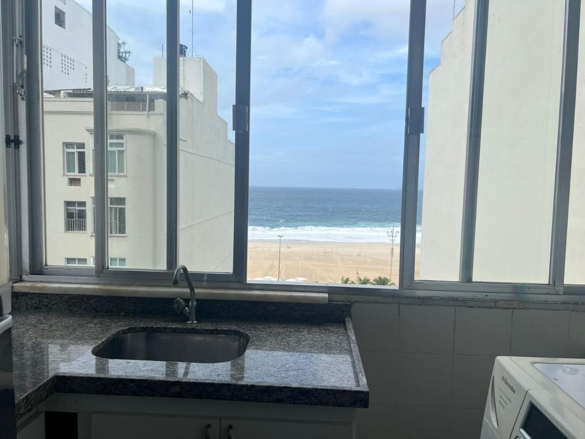 Apartmán Deslumbrante Vista Mar Na Praia De Copacabana Rio de Janeiro Exteriér fotografie